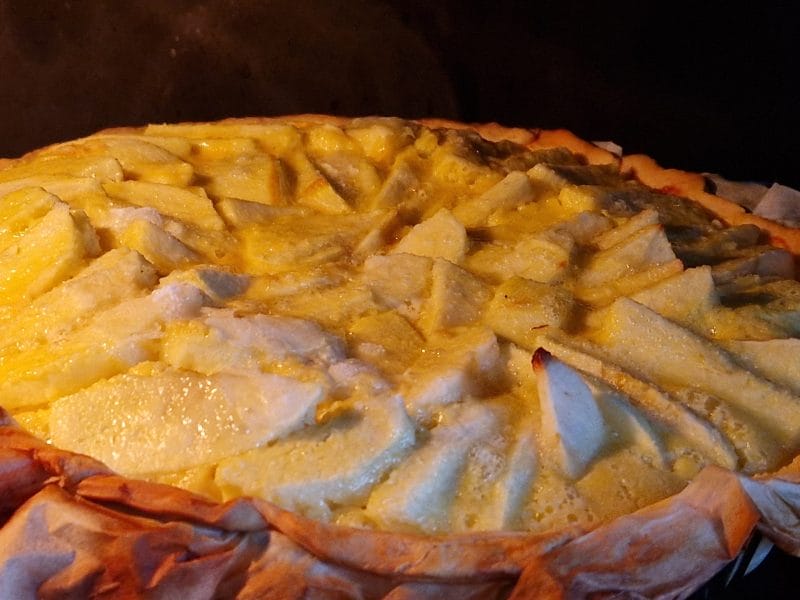 Cliquez pour zoomer ! Tarte normande aux pommes Thermomix par gwenndoo