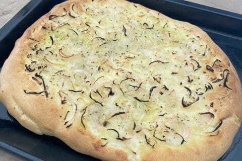 Cliquez pour zoomer ! Focaccia aux oignons Thermomix par Pau5507