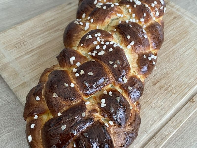 Cliquez pour zoomer ! Brioche tressée à la mie filante Thermomix par Pau5507