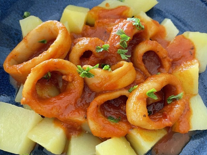 Cliquez pour zoomer ! Encornets à la provençale Thermomix par Pau5507