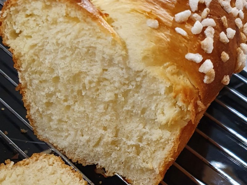 Cliquez pour zoomer ! Brioche tressée à la mie filante Thermomix par alysee74