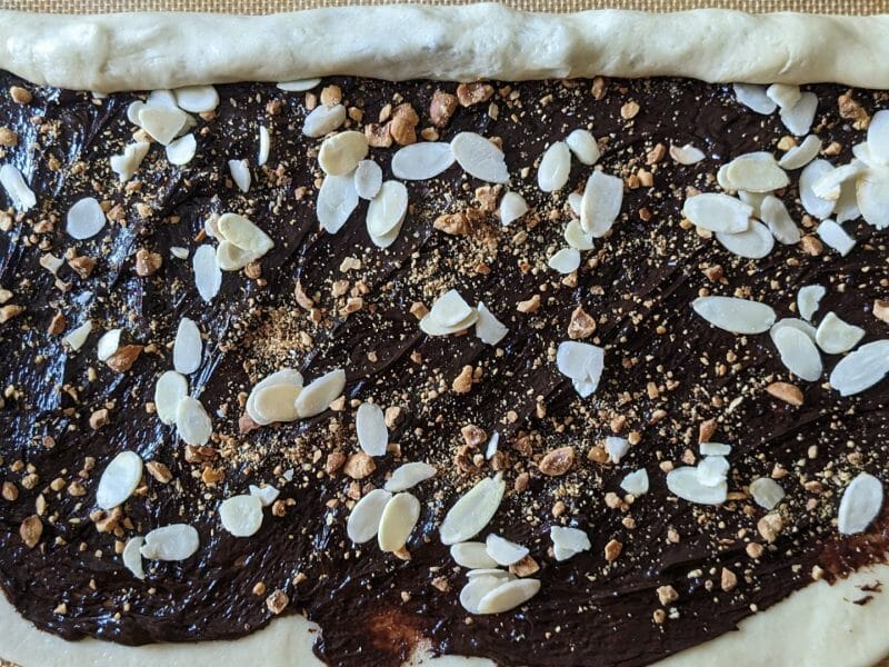 Cliquez pour zoomer ! Roulés choco et noisettes Thermomix par Violaine