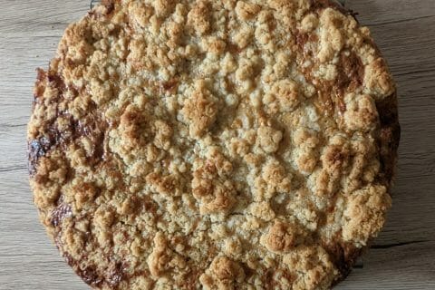 Cliquez pour zoomer ! Tarte aux pommes façon crumble Thermomix par Violaine