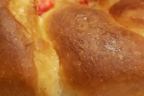 Cliquez pour zoomer ! Brioche aux pralines roses Thermomix par nathdesbeauf