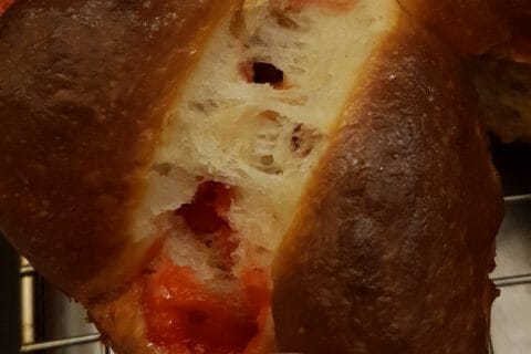 Cliquez pour zoomer ! Brioche aux pralines roses Thermomix par nathdesbeauf