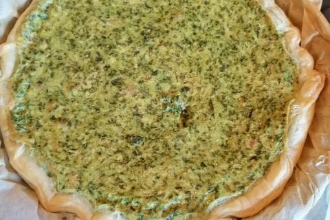 Cliquez pour zoomer ! Quiche épinards et lardons Thermomix par gueshinha28