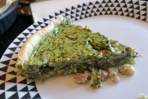 Cliquez pour zoomer ! Quiche épinards et lardons Thermomix par gueshinha28