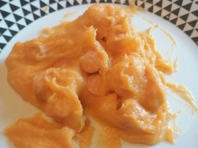 Cliquez pour zoomer ! Purée de pommes de terre et patates douces Thermomix par gueshinha28