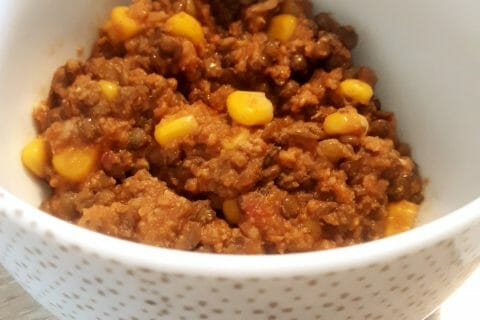 Cliquez pour zoomer ! Lentilles façon chili Thermomix par Lesfillescuisinent