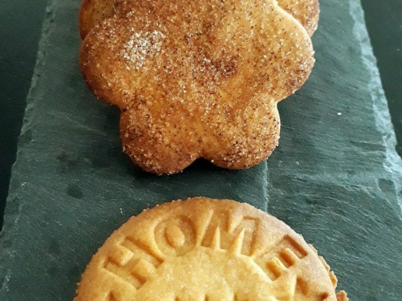 Cliquez pour zoomer ! Sablés sucrés à la vache qui rit Thermomix par Lesfillescuisinent