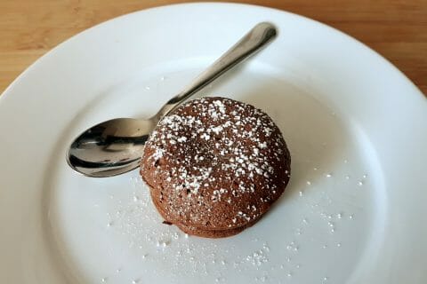Cliquez pour zoomer ! Fondants aux deux chocolats Thermomix par Lesfillescuisinent