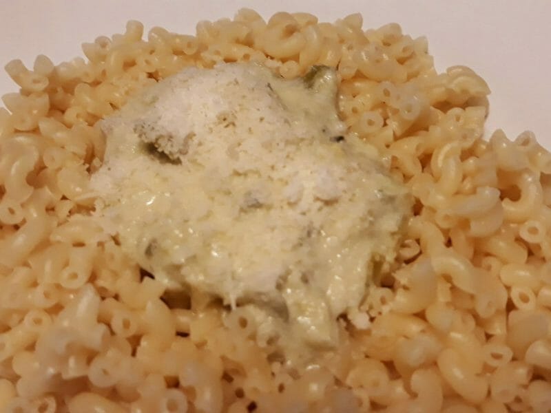 Cliquez pour zoomer ! Tagliatelles à la crème de poireaux Thermomix par Lesfillescuisinent