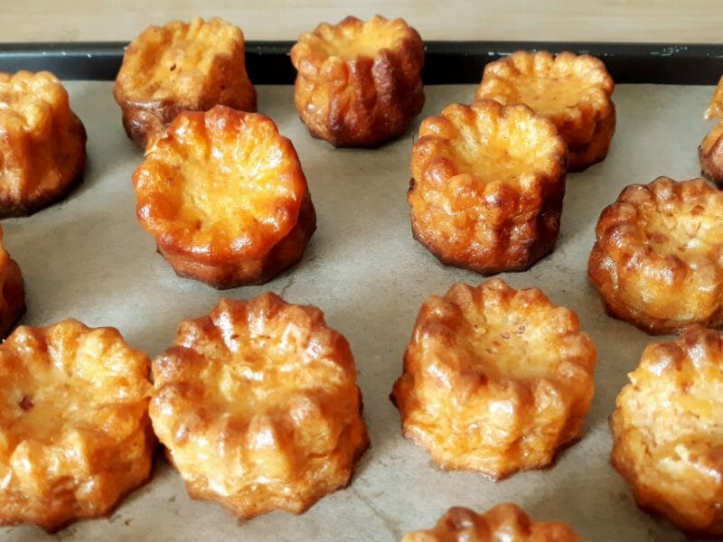 Cliquez pour zoomer ! Mini cannelés chorizo comté Thermomix par Lesfillescuisinent