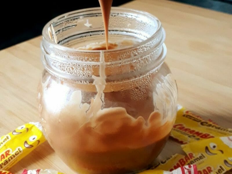 Cliquez pour zoomer ! Pâte à tartiner aux carambars Thermomix par Lesfillescuisinent