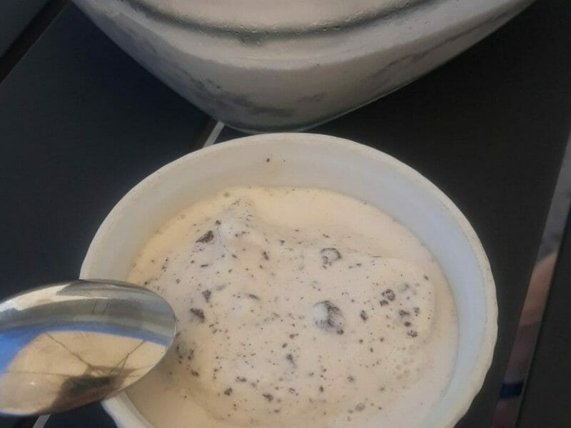 Cliquez pour zoomer ! Glace Stracciatella Thermomix par Lesfillescuisinent