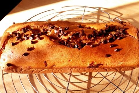 Cliquez pour zoomer ! Plum cake aux pépites de chocolat Thermomix par Lesfillescuisinent