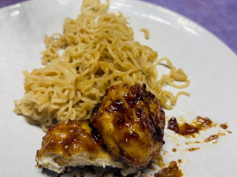 Cliquez pour zoomer ! Boulettes de poulet Yakitori – Tsukune Thermomix par Clo53