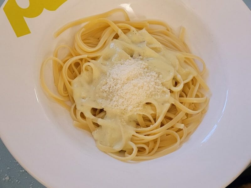 Cliquez pour zoomer ! Farfalle à la crème de courgettes Thermomix par marinou92