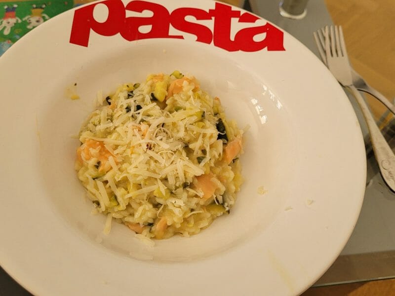 Cliquez pour zoomer ! Risotto courgettes saumon Thermomix par marinou92