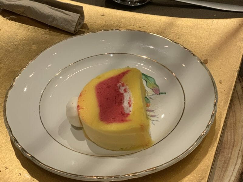 Cliquez pour zoomer ! Bûche glacée mangue et framboise Thermomix par lilou85310