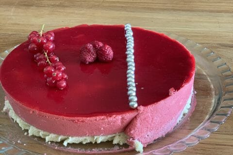 Cliquez pour zoomer ! Bavarois aux framboises Thermomix par lilou85310