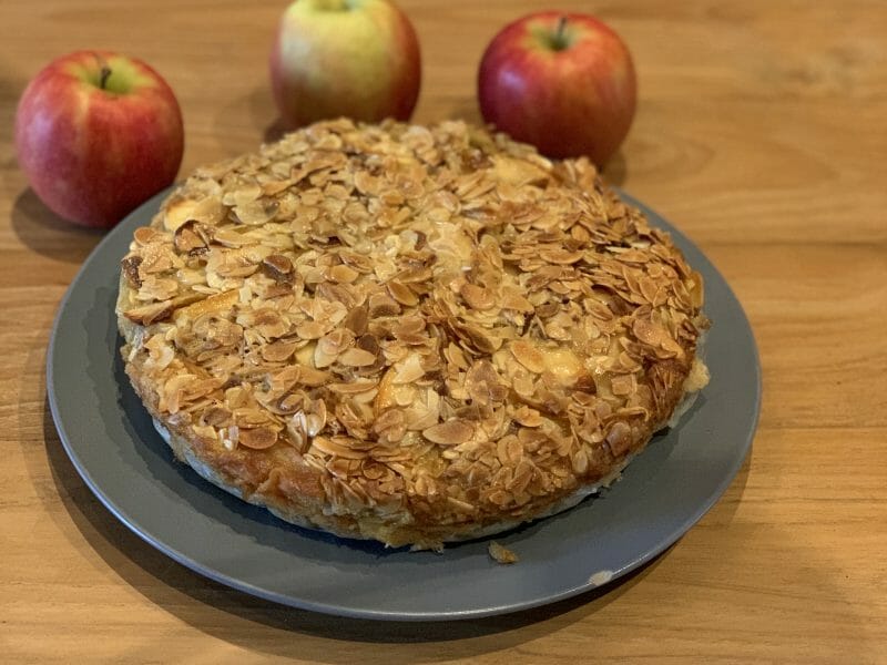 Cliquez pour zoomer ! Grimolle aux pommes et aux amandes Thermomix par lilou85310