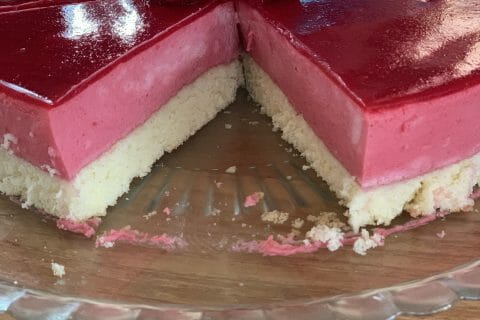 Cliquez pour zoomer ! Bavarois aux framboises Thermomix par lilou85310