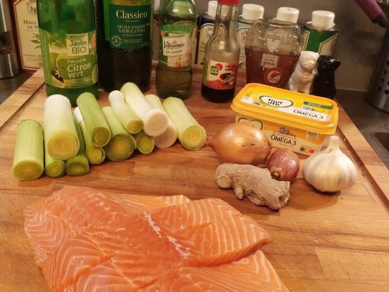 Cliquez pour zoomer ! Saumon au citron et à l’ail Thermomix par kiki2504