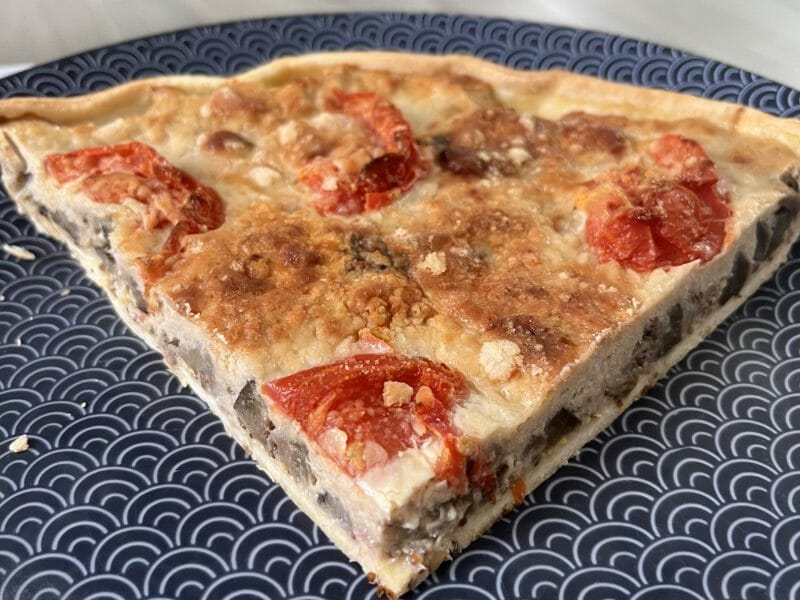 Cliquez pour zoomer ! Quiche thon et aubergines Thermomix par cuoricino