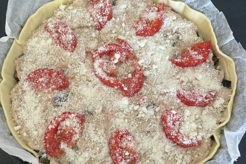 Cliquez pour zoomer ! Quiche thon et aubergines Thermomix par cuoricino