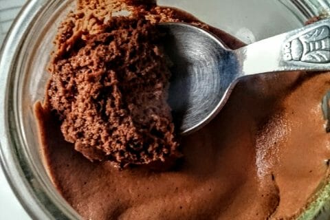 Cliquez pour zoomer ! Mousse au chocolat magique au Thermomix