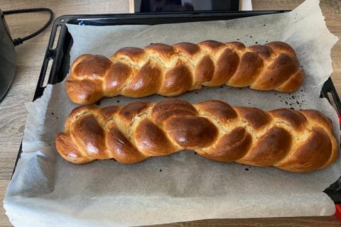 Cliquez pour zoomer ! Brioche tressée à la mie filante Thermomix par Manon190