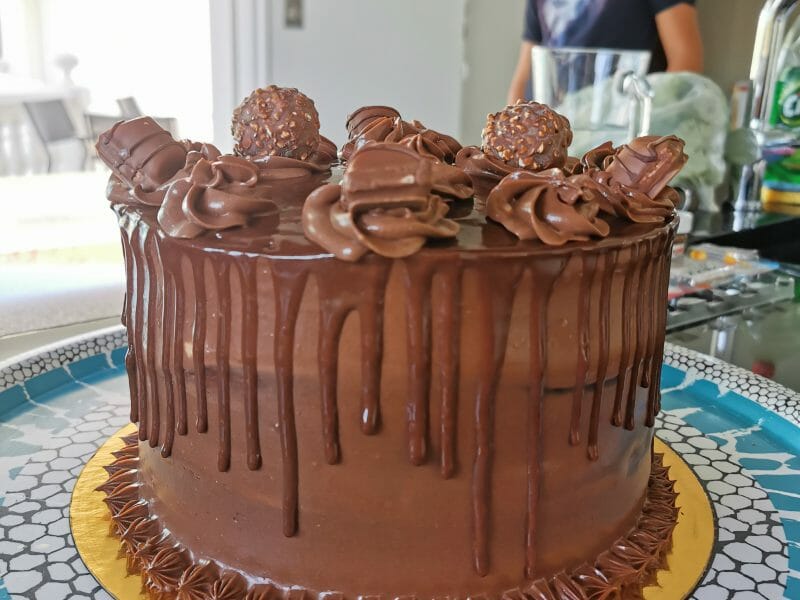 Cliquez pour zoomer ! Layer cake Kinder Bueno Thermomix par julie4431