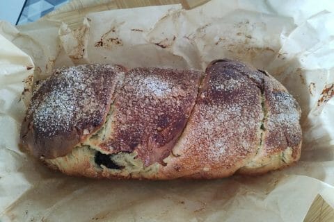 Cliquez pour zoomer ! Cozonac – Brioche roumaine aux noix et chocolat Thermomix par Rereu