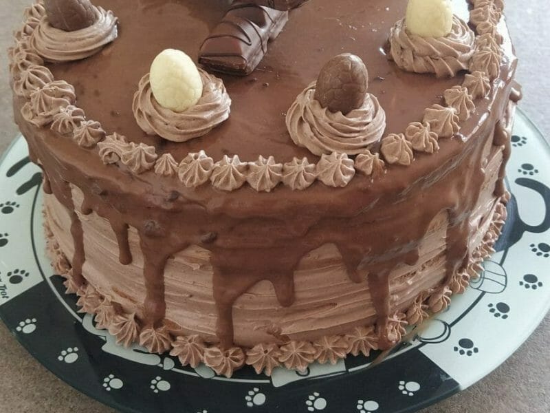 Cliquez pour zoomer ! Layer cake Kinder Bueno Thermomix par thithofa