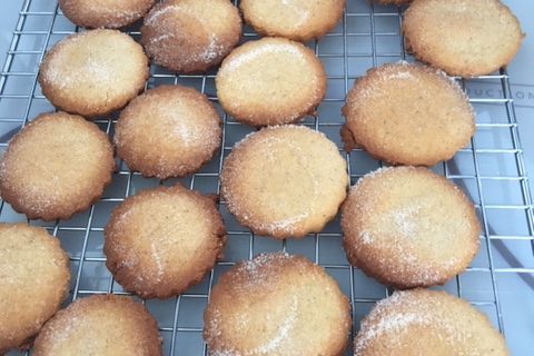 Cliquez pour zoomer ! Sablés sucrés à la vache qui rit Thermomix par Adisson