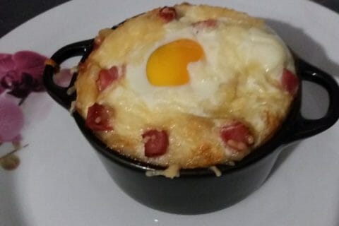 Cliquez pour zoomer ! Oeufs cocotte en parmentier au Thermomix