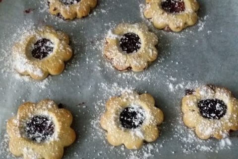 Cliquez pour zoomer ! Sablés à la confiture au Thermomix