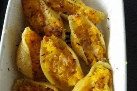 Cliquez pour zoomer ! Conchiglioni au potiron au Thermomix