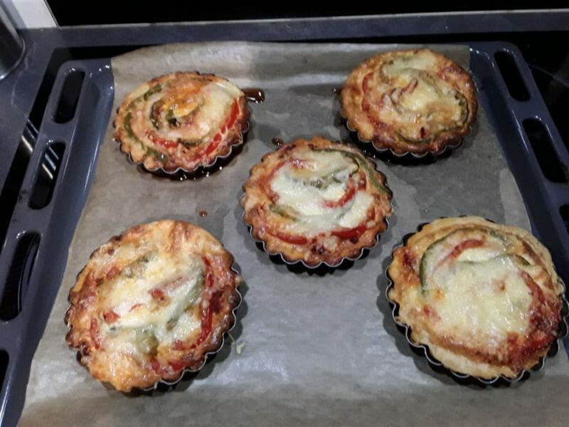 Cliquez pour zoomer ! Quiche poivrons et chorizo Thermomix par Plopinou