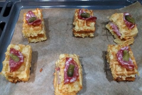 Cliquez pour zoomer ! Gaufres raclette au Thermomix