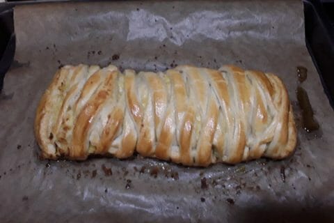 Cliquez pour zoomer ! Feuilleté saumon et poireaux au Thermomix