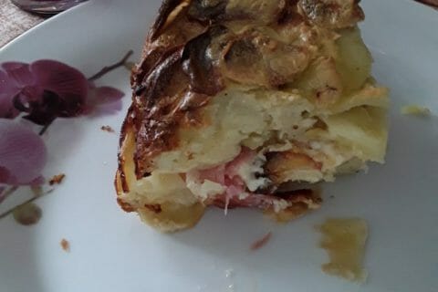 Cliquez pour zoomer ! Gâteau invisible raclette au Thermomix