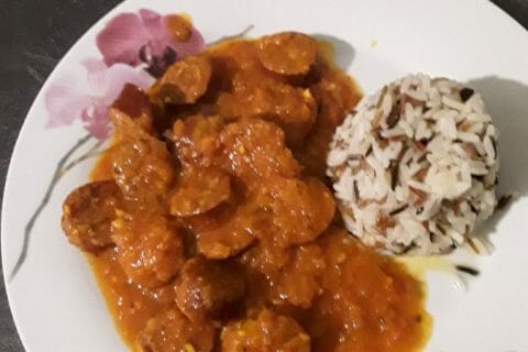 Cliquez pour zoomer ! Rougail saucisse au Thermomix