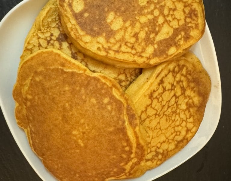 Cliquez pour zoomer ! Pancakes à la patate douce Thermomix par Plopinou