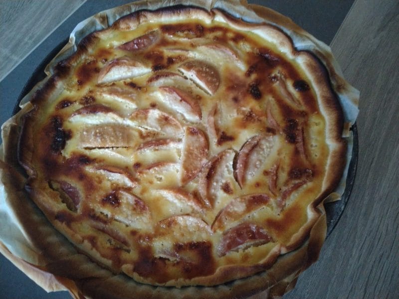 Cliquez pour zoomer ! Tarte normande aux pommes Thermomix par marianne_25