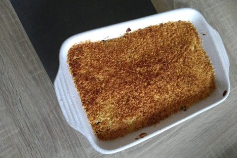 Cliquez pour zoomer ! Crumble courgettes, chèvre et lardons Thermomix par marianne_25