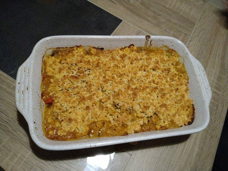 Cliquez pour zoomer ! Crumble aux légumes provençaux Thermomix par marianne_25