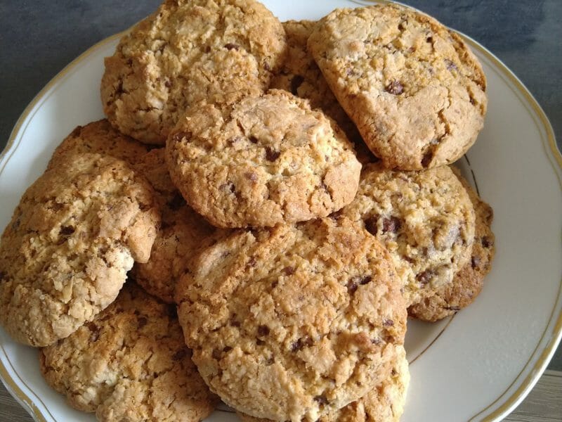 Cliquez pour zoomer ! Cookies à la noix de coco et pépites de chocolat Thermomix par marianne_25