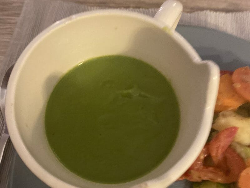 Cliquez pour zoomer ! Velouté de petits pois Thermomix par justinebernadat